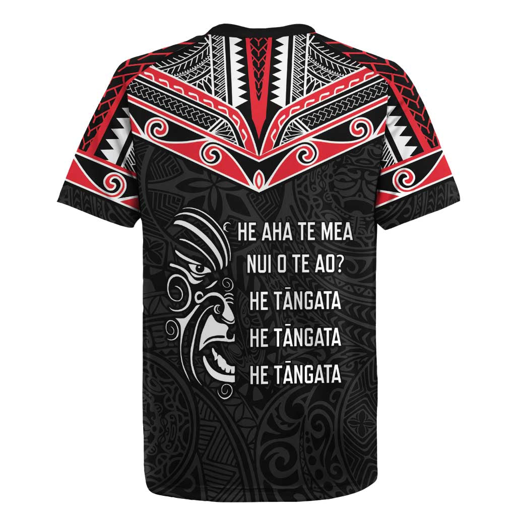 Aotearoa Toitu Te Tiriti Rugby Jersey New Zealand Honour The Treaty LT05 - Polynesian Pride