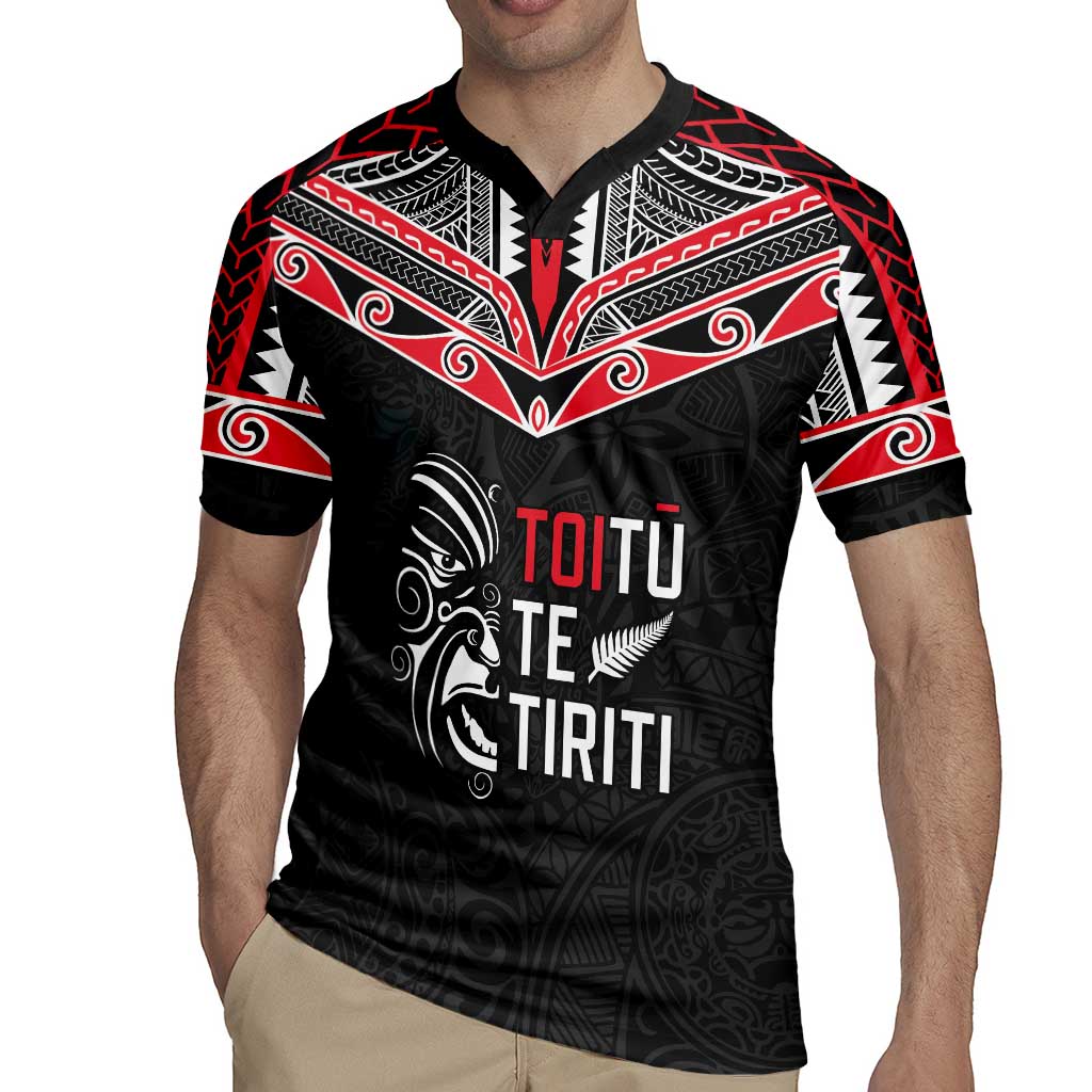 Aotearoa Toitu Te Tiriti Rugby Jersey New Zealand Honour The Treaty LT05 - Polynesian Pride