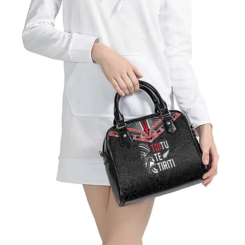 Aotearoa Toitu Te Tiriti Shoulder Handbag New Zealand Honour The Treaty LT05 - Polynesian Pride