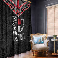 Aotearoa Toitu Te Tiriti Window Curtain New Zealand Honour The Treaty LT05 - Polynesian Pride