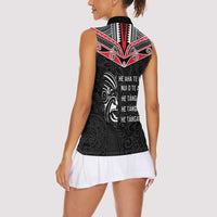 Aotearoa Toitu Te Tiriti Women Sleeveless Polo Shirt New Zealand Honour The Treaty LT05 - Polynesian Pride