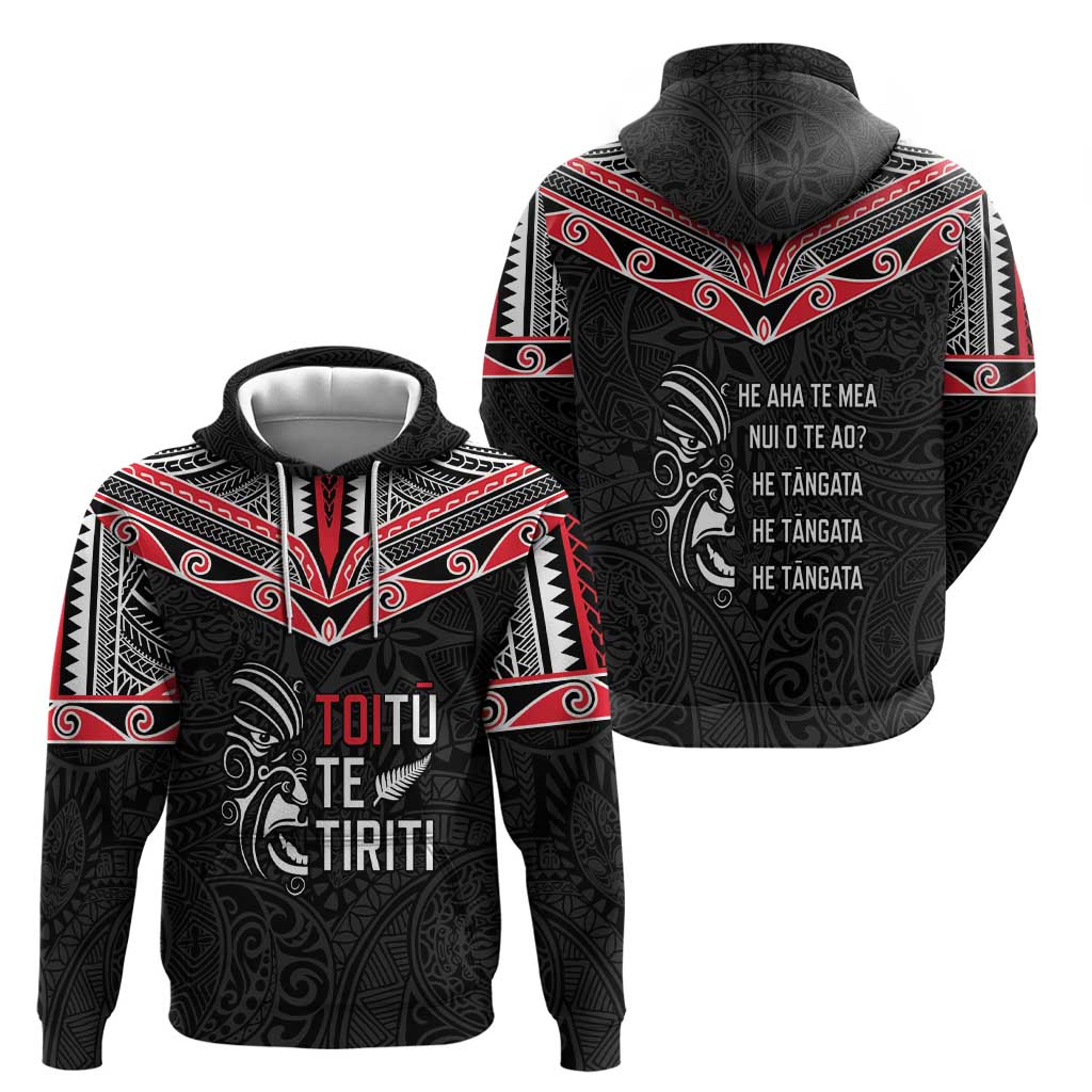 Aotearoa Toitu Te Tiriti Zip Hoodie New Zealand Honour The Treaty LT05 - Polynesian Pride
