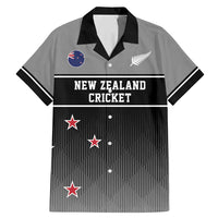 Custom New Zealand Cricket Family Matching Mermaid Dress and Hawaiian Shirt Black Cap Unbeatable LT05 Dad's Shirt - Short Sleeve Black - Polynesian Pride