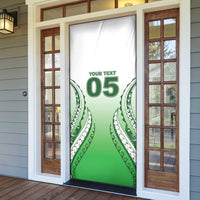 Custom Cook Islands Avaiki Rugby Door Cover Go Champions LT05 - Polynesian Pride