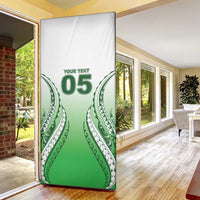 Custom Cook Islands Avaiki Rugby Door Cover Go Champions LT05 - Polynesian Pride