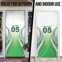 Custom Cook Islands Avaiki Rugby Door Cover Go Champions LT05 - Polynesian Pride
