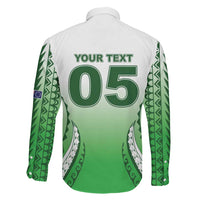 Custom Cook Islands Avaiki Rugby Family Matching Short Sleeve Bodycon Dress and Hawaiian Shirt Go Champions LT05 - Polynesian Pride