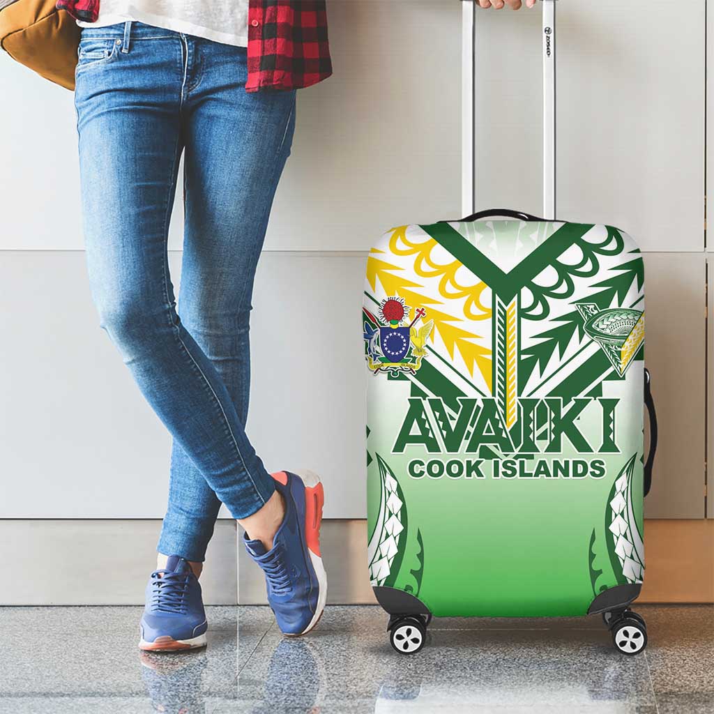 Cook Islands Avaiki Rugby Luggage Cover Go Champions LT05 - Polynesian Pride