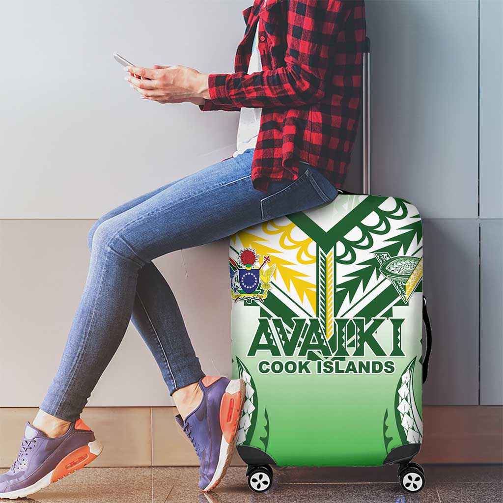 Cook Islands Avaiki Rugby Luggage Cover Go Champions LT05 - Polynesian Pride