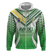 Custom Cook Islands Avaiki Rugby Zip Hoodie Go Champions - Polynesian Pride