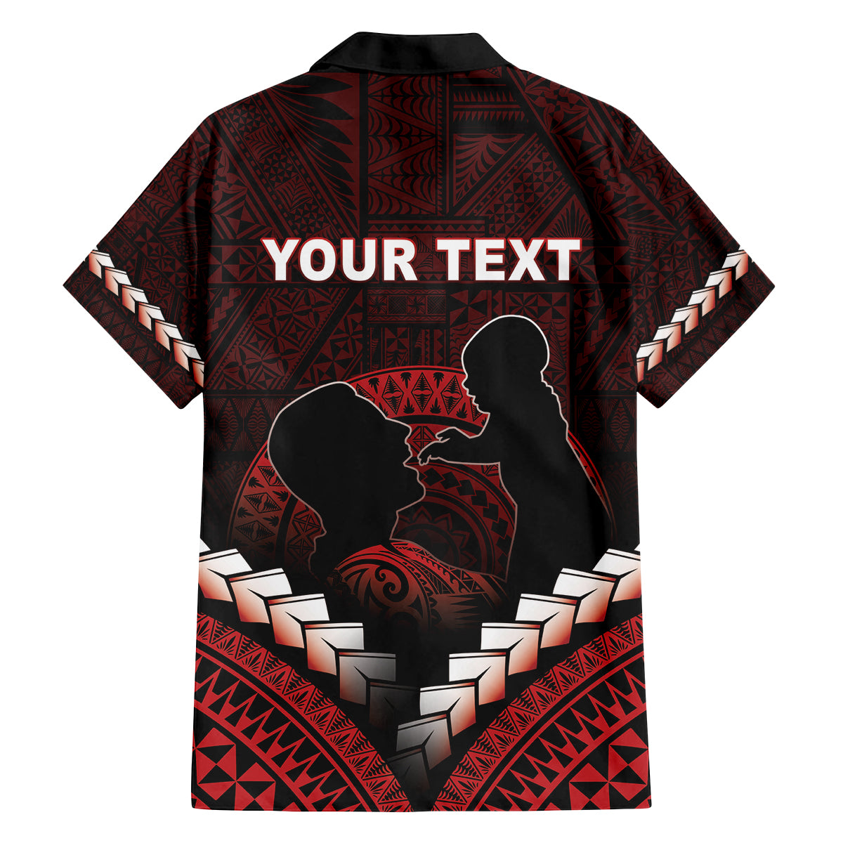 Personalised Tonga Happy Father's Day Family Matching Puletasi and Hawaiian Shirt Ofa Lahi Atu Dad Polynesian Tribal LT05 - Polynesian Pride