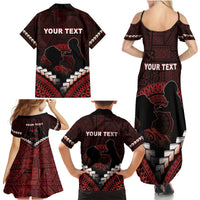 Personalised Tonga Happy Father's Day Family Matching Summer Maxi Dress and Hawaiian Shirt Ofa Lahi Atu Dad Polynesian Tribal LT05 - Polynesian Pride