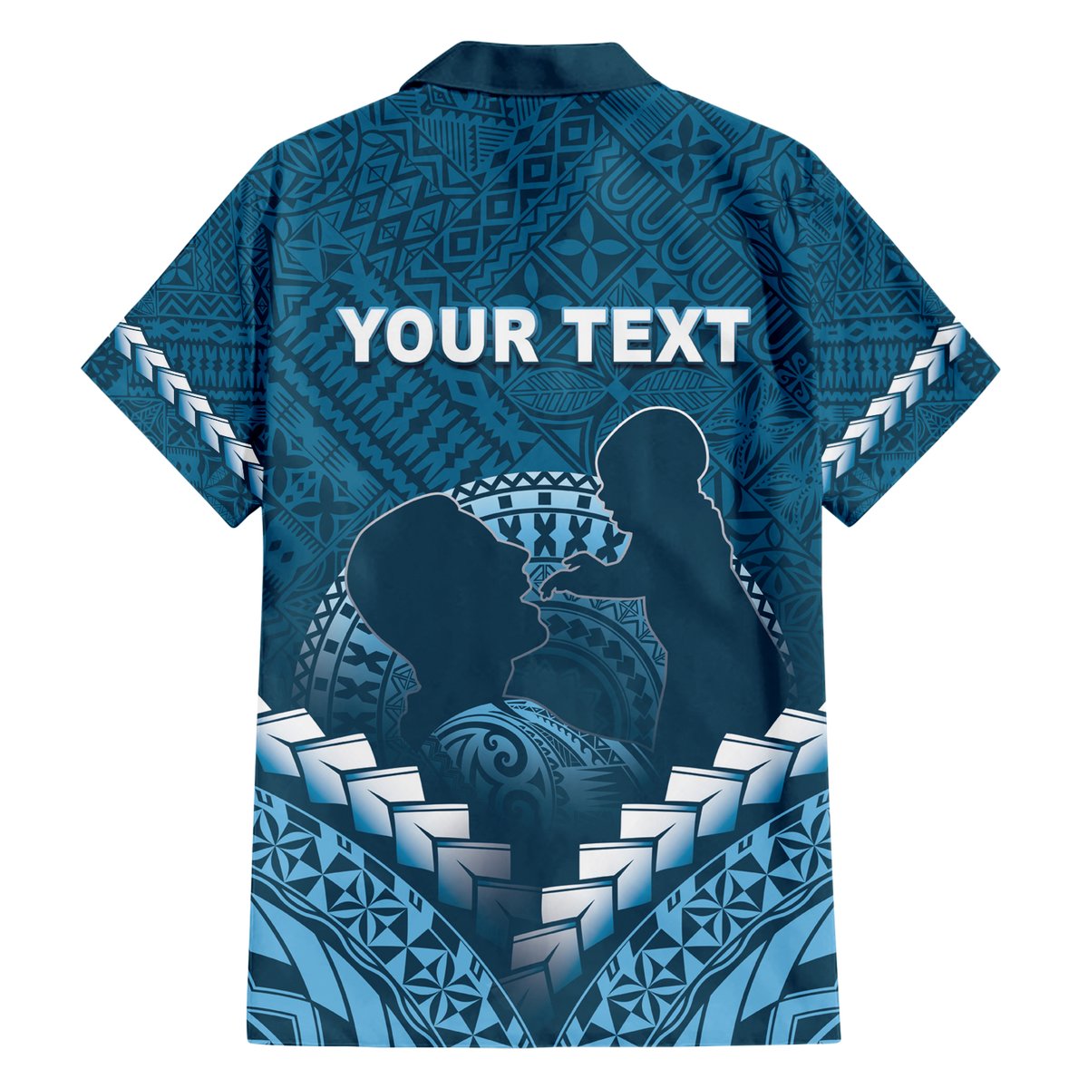 Personalised Fiji Happy Father's Day Hawaiian Shirt Au Lomani Iko Dad Polynesian Tribal LT05 - Polynesian Pride