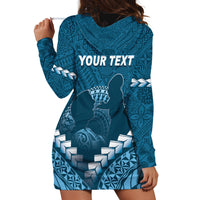 Personalised Fiji Happy Father's Day Hoodie Dress Au Lomani Iko Dad Polynesian Tribal LT05 - Polynesian Pride