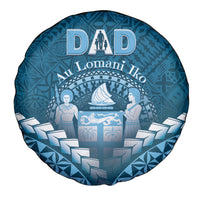 Fiji Happy Father's Day Spare Tire Cover Au Lomani Iko Dad Polynesian Tribal LT05 - Polynesian Pride