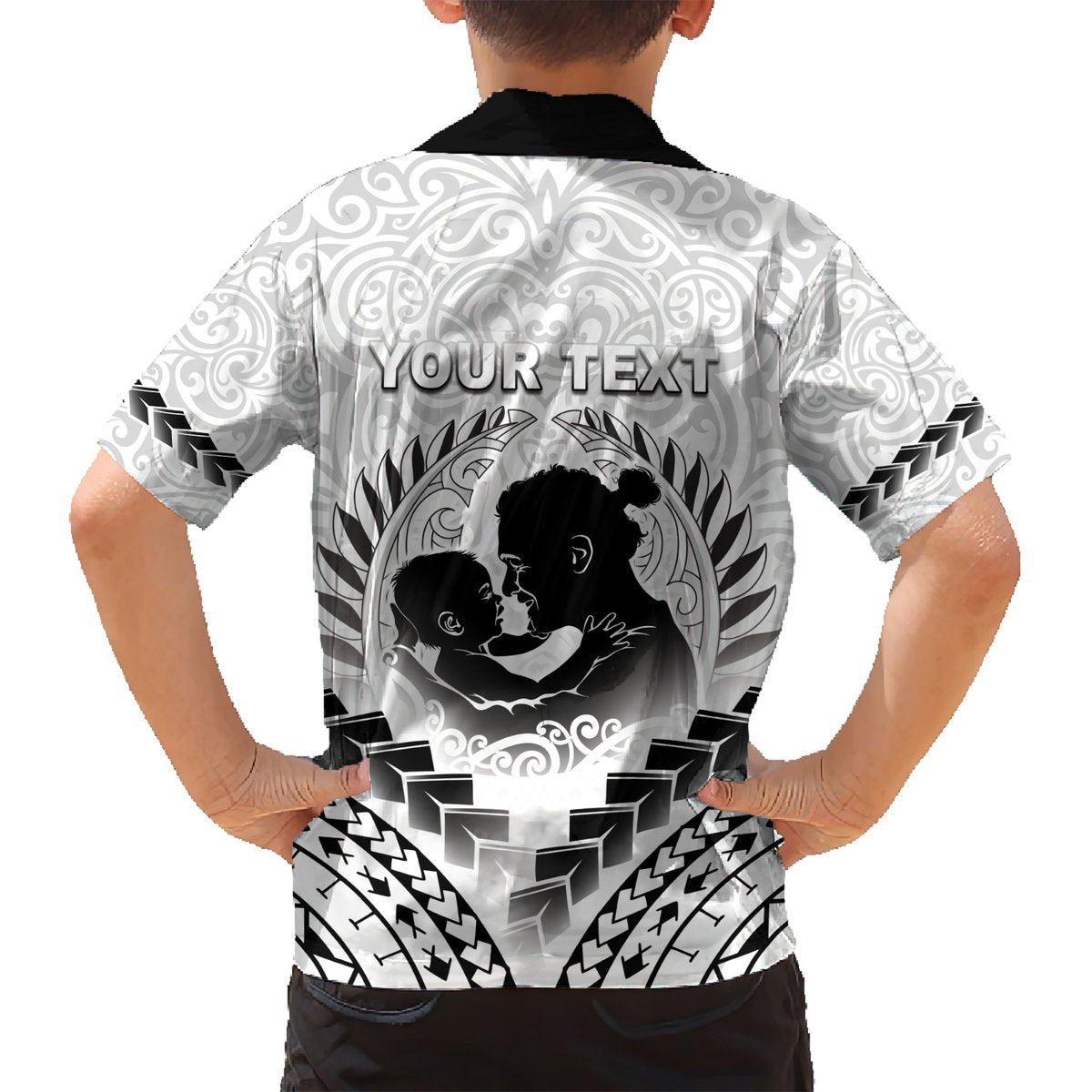 Personalised New Zealand Happy Father's Day Hawaiian Shirt Aroha Ahau Ki A Koe Papa Polynesian Tribal LT05 - Polynesian Pride