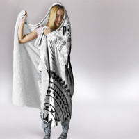 New Zealand Happy Father's Day Hooded Blanket Aroha Ahau Ki A Koe Papa Polynesian Tribal LT05 - Polynesian Pride