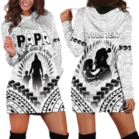 Personalised New Zealand Happy Father's Day Hoodie Dress Aroha Ahau Ki A Koe Papa Polynesian Tribal LT05 - Polynesian Pride