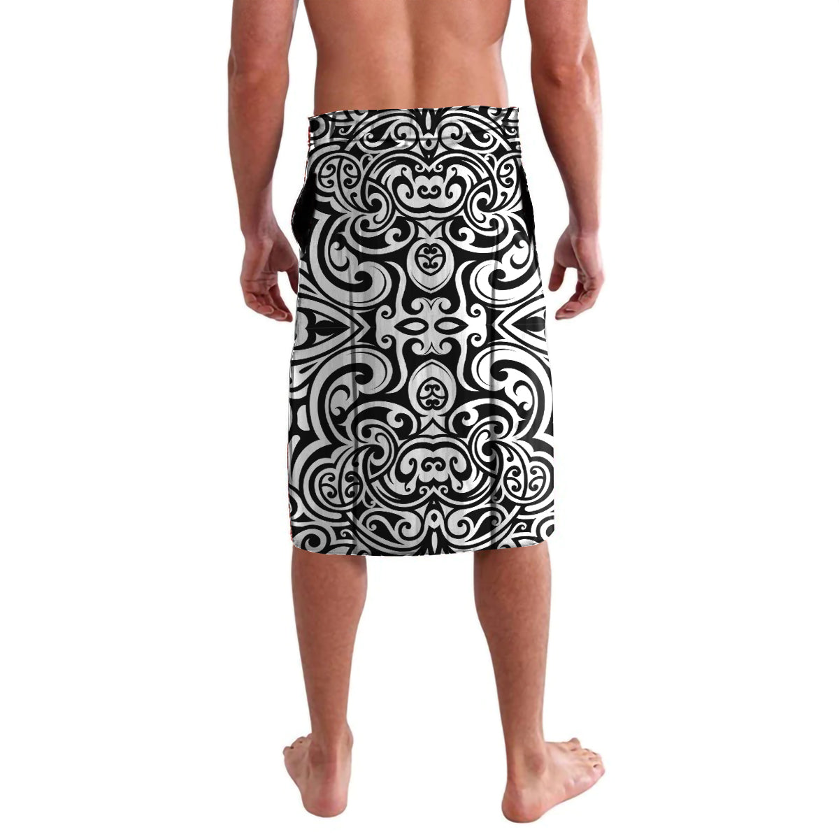 Personalised New Zealand Happy Father's Day Lavalava Aroha Ahau Ki A Koe Papa Polynesian Tribal LT05 - Polynesian Pride