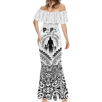Personalised New Zealand Happy Father's Day Mermaid Dress Aroha Ahau Ki A Koe Papa Polynesian Tribal LT05 - Polynesian Pride