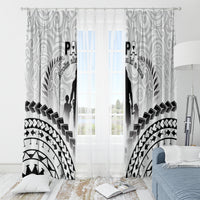 New Zealand Happy Father's Day Window Curtain Aroha Ahau Ki A Koe Papa Polynesian Tribal LT05 - Polynesian Pride