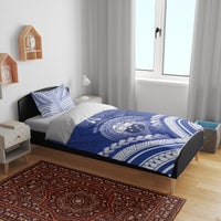 Samoa Happy Father's Day Bedding Set Ou Te Alofa Ia Te Oe Tama Dad Polynesian Tribal