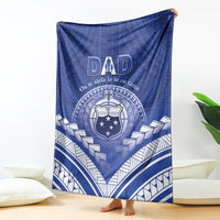 Samoa Happy Father's Day Blanket Ou Te Alofa Ia Te Oe Tama Dad Polynesian Tribal LT05 - Polynesian Pride