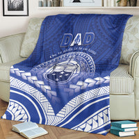 Samoa Happy Father's Day Blanket Ou Te Alofa Ia Te Oe Tama Dad Polynesian Tribal LT05 - Polynesian Pride