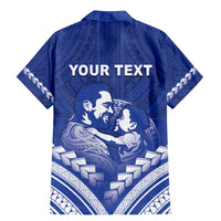 Personalised Samoa Happy Father's Day Family Matching Mermaid Dress and Hawaiian Shirt Ou Te Alofa Ia Te Oe Tama Dad Polynesian Tribal LT05 - Polynesian Pride