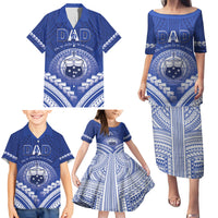 Personalised Samoa Happy Father's Day Family Matching Puletasi and Hawaiian Shirt Ou Te Alofa Ia Te Oe Tama Dad Polynesian Tribal LT05 - Polynesian Pride