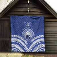 Samoa Happy Father's Day Quilt Ou Te Alofa Ia Te Oe Tama Dad Polynesian Tribal LT05 - Polynesian Pride