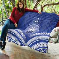 Samoa Happy Father's Day Quilt Ou Te Alofa Ia Te Oe Tama Dad Polynesian Tribal LT05 - Polynesian Pride
