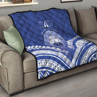 Samoa Happy Father's Day Quilt Ou Te Alofa Ia Te Oe Tama Dad Polynesian Tribal LT05 - Polynesian Pride