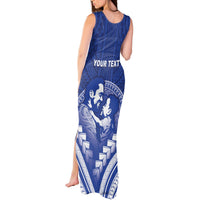 Personalised Samoa Happy Father's Day Tank Maxi Dress Ou Te Alofa Ia Te Oe Tama Dad Polynesian Tribal LT05 - Polynesian Pride