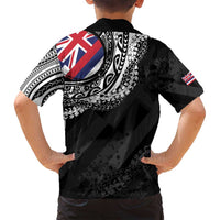 Hawaii Flag Day Family Matching Off Shoulder Maxi Dress and Hawaiian Shirt Hawaiian Maile Lei LT05 - Polynesian Pride