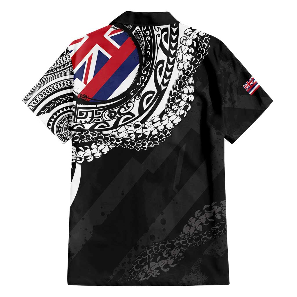 Hawaii Flag Day Family Matching Off Shoulder Maxi Dress and Hawaiian Shirt Hawaiian Maile Lei LT05 - Polynesian Pride