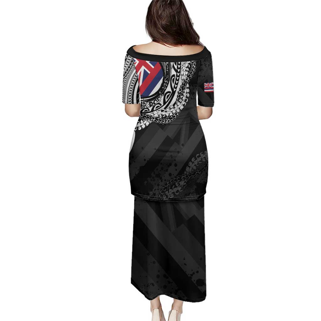 Hawaii Flag Day Family Matching Puletasi and Hawaiian Shirt Hawaiian Maile Lei LT05 - Polynesian Pride