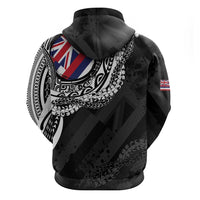 Hawaii Flag Day Hoodie Hawaiian Maile Lei LT05 - Polynesian Pride