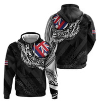 Hawaii Flag Day Hoodie Hawaiian Maile Lei LT05 - Polynesian Pride