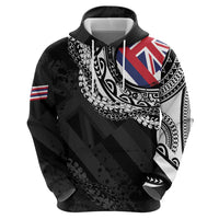 Hawaii Flag Day Hoodie Hawaiian Maile Lei LT05 - Polynesian Pride