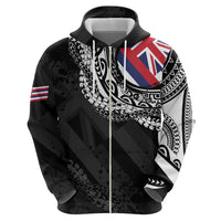 Hawaii Flag Day Hoodie Hawaiian Maile Lei LT05 - Polynesian Pride