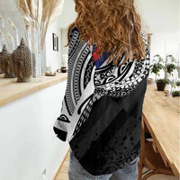 Hawaii Flag Day Women Casual Shirt Hawaiian Maile Lei