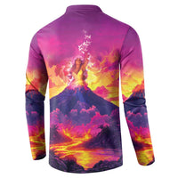 Hawaii Kilauea Volcano Button Sweatshirt There Is Pele Goddess Of The Volcano - Polynesian Pride