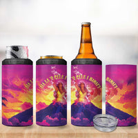 Hawaii Kilauea Volcano 4 in 1 Can Cooler Tumbler There Is Pele Goddess Of The Volcano LT05 - Polynesian Pride