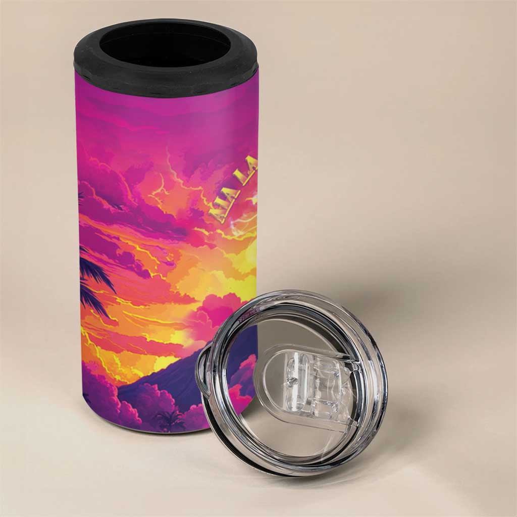Hawaii Kilauea Volcano 4 in 1 Can Cooler Tumbler There Is Pele Goddess Of The Volcano LT05 - Polynesian Pride