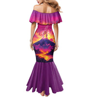 Hawaii Kilauea Volcano Mermaid Dress There Is Pele Goddess Of The Volcano LT05 - Polynesian Pride