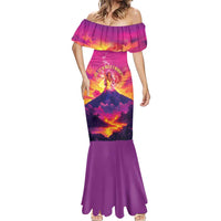 Hawaii Kilauea Volcano Mermaid Dress There Is Pele Goddess Of The Volcano LT05 - Polynesian Pride