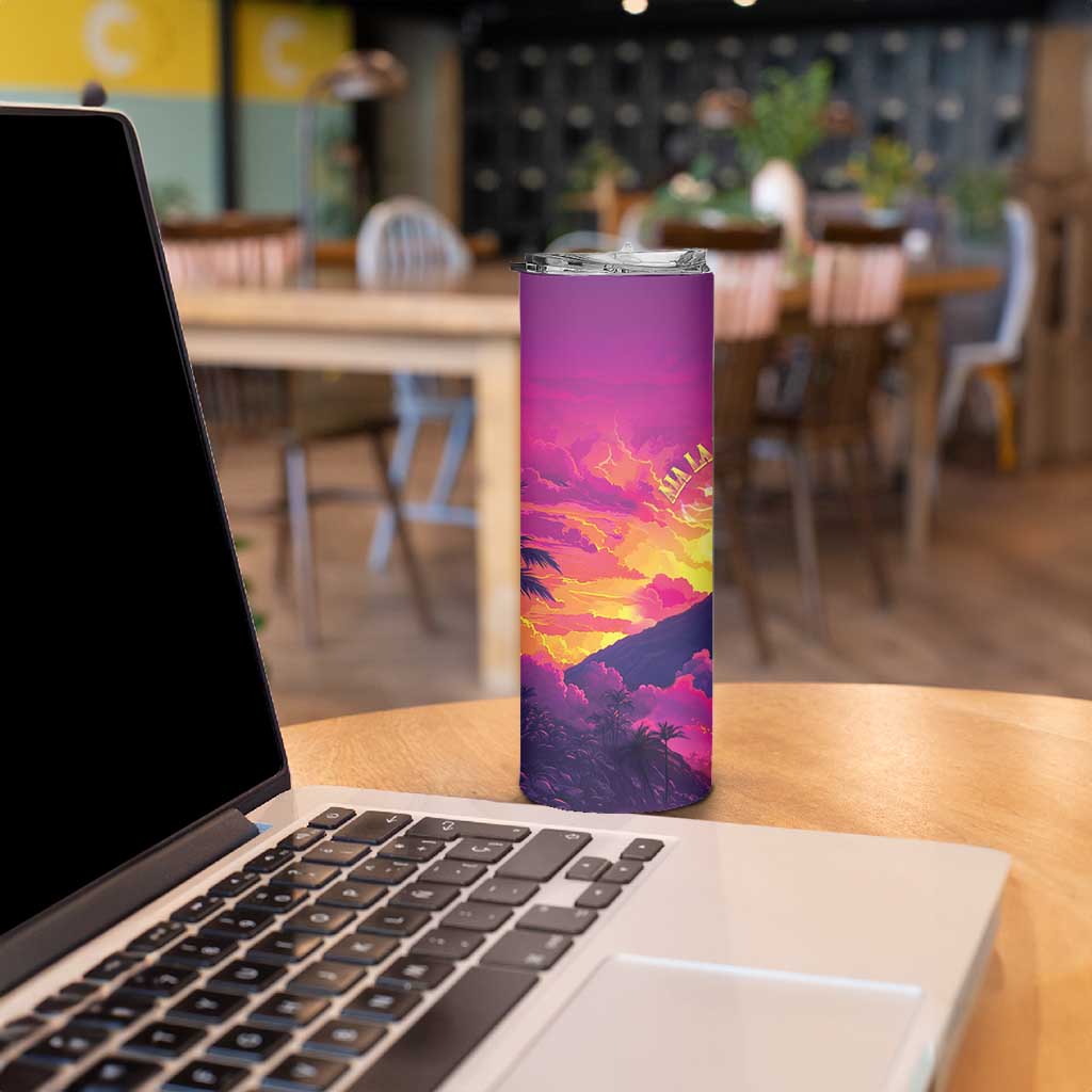 Hawaii Kilauea Volcano Skinny Tumbler There Is Pele Goddess Of The Volcano LT05 - Polynesian Pride