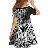 Hibiscus With Black Austronesian Tattoo Pattern Family Matching Puletasi and Hawaiian Shirt - Polynesian Pride