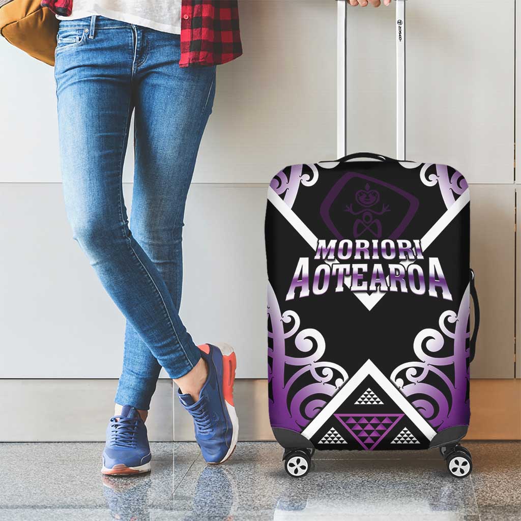 Aotearoa Moriori Luggage Cover Maori Pattern New Zealand - Polynesian Pride